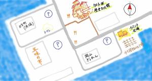 土器製塩の会場MAP