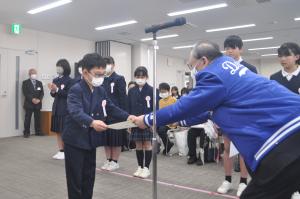 文学賞受賞式３