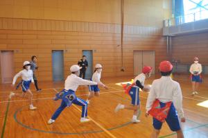 三石小学校アスリート特別授業６