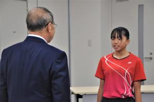 全国大会出場選手激励会