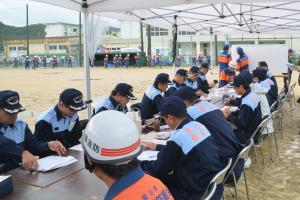 備前市総合防災訓練