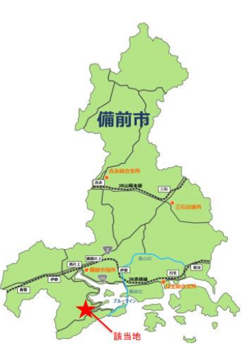 位置図備前市