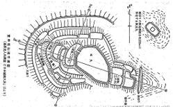 富田松山城平面図の画像